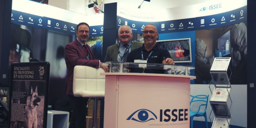 ISSEE staff at the International Security Expo in Olympia London